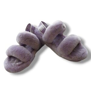 LIKE NEW Ugg 'Oh Yeah' Lavender Slides, Size 9